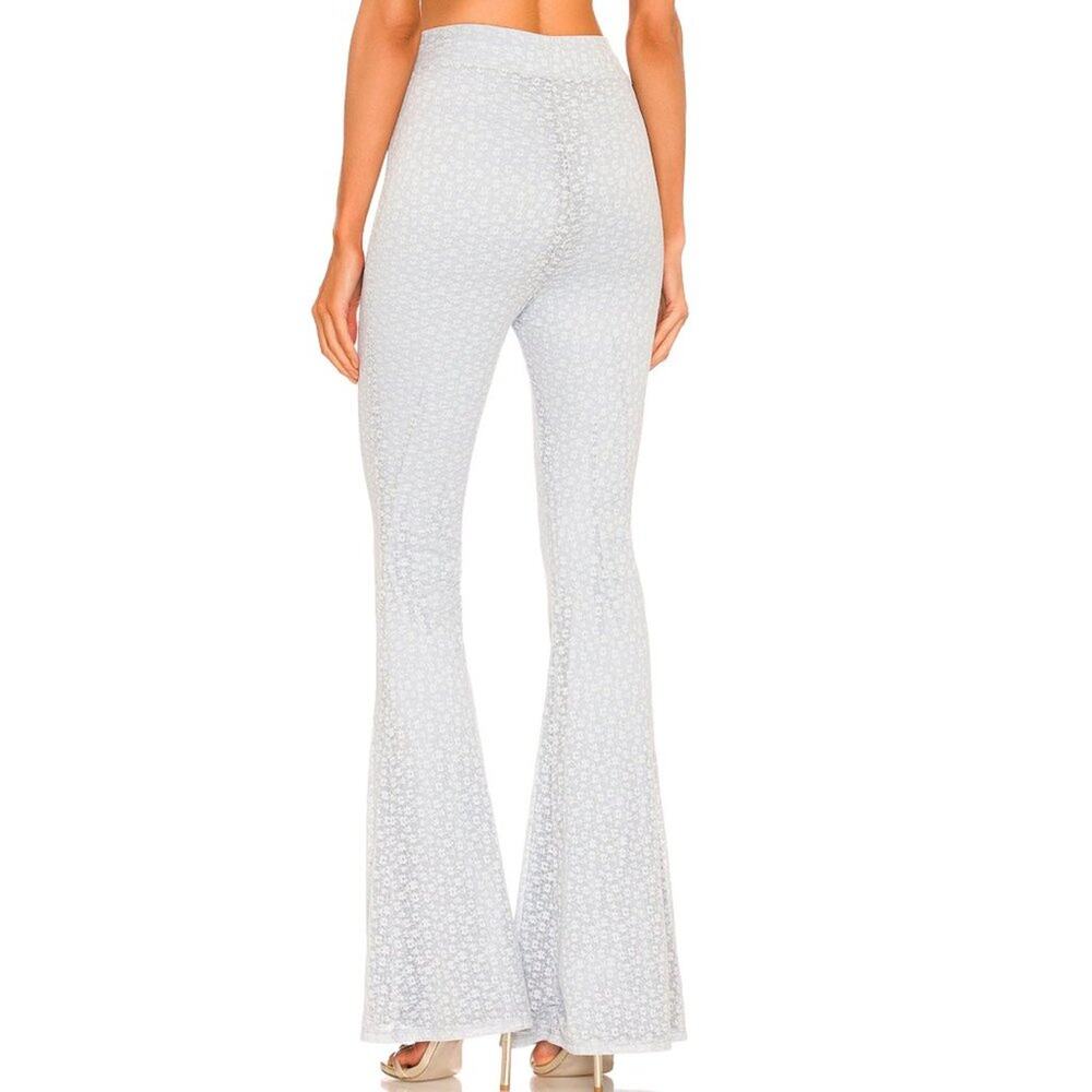 Michael Costello x REVOLVE Sadie Pant in Powder Blue NWT Size Small - Picture 4 of 4